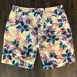 Bonobos Men's Swim Trunk Size S Floral Colorful Board Shorts Swim 9” Inseam(h8
